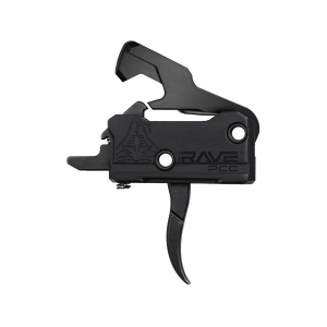 Rise Armament PCC AR-15, AR-10 Single Stage Trigger Curved Black