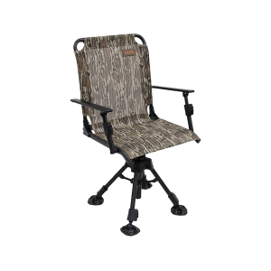 ALPS OutdoorZ Knockout Swivel Hunting Blind Chair Mossy Oak Bottomland - Alps Outdoorz