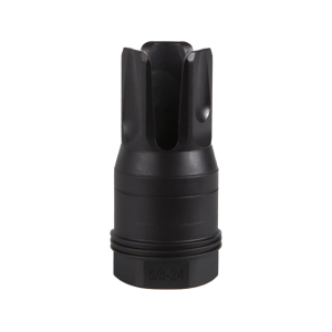 Sig Sauer Clutch-Lok Shouldered QD Flash Hider 7.62x51mm NATO 5/8"-24 Thread 90 Degree Shoulder Steel Matte