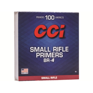 CCI Small Rifle Bench Rest Primers #BR4 Box of 1000 (10 Trays of 100)