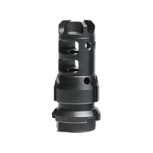 LANTAC Dragon Muzzle Brake with Dead Air KeyMo Wolfman QD Suppressor Mount 9mm 1/2"-28 Thread Stainless Steel Nitride