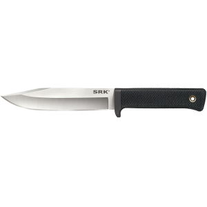 Cold Steel SRK Fixed Blade Knife 6" Clip Point CPM-3V Polished Blade Griv-Ex Handle Black