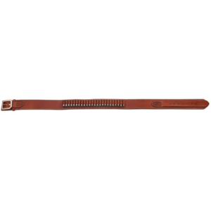 El Paso Saddlery Texas Cartridge Belt 44/45 Caliber Leather Russet Brown 38" - El Paso Saddlery