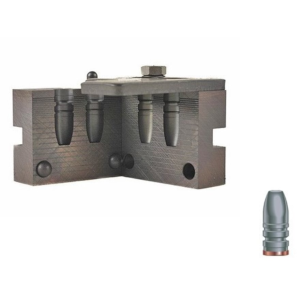 RCBS 2 Cavity Bullet Mold 35-200-FN 35 Caliber (358 Diameter) 200 Grain Flat Nose Gas Check