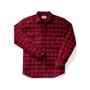 Filson Men's Alaskan Guide Long Sleeve Shirt Red/Black Large