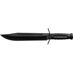 Cold Steel Leatherneck Bowie Fixed Blade Knife 10.5" Bowie D2 Black Powder Coat Blade G-10 Handle Black
