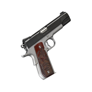Kimber Camp Guard 10 RMEF 10mm Auto Pistol 5" Barrel 8+1 Round Matte Black Slide Rosewood Grip Satin Frame