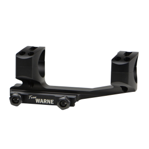 Warne 1-Piece Gen 2 X-SKEL 1-Piece Cantilever Picatinny Scope Mount 1" Rings Matte Black