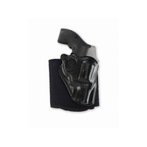 Galco Ankle Glove Ankle Holster Right Hand S&W 442, 649 Bodyguard, 340 PD Leather Black