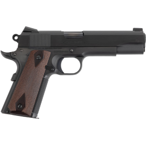 Colt Government 1911C 45 ACP Pistol 5" Barrel 7+1 Round Black Slide Wood Grip Black Frame