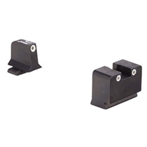 Trijicon Bright & Tough Suppressor Night Sight Set for Sig Sauer 40 S&W, 45 ACP Steel Matte 3-Dot Tritium Green with White Outline