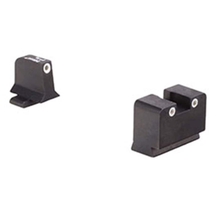 Trijicon Bright & Tough Suppressor Night Sight Set for Sig Sauer 9mm, 357 Sig Steel Matte 3-Dot Tritium Green with White Outline
