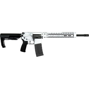 Black Rain Ordnance Spec+ Fusion Semi Automatic Rifle 5.56x45mm NATO 16" Matte Threaded Barrel White Frame Black Pistol Grip