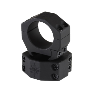 Seekins Precision Picatinny 30mm Scope Rings Matte Black Medium-High