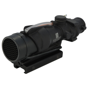 Trijicon ACOG TA31RCO BAC Rifle Scope 4x 32mm M4 Military Version Dual-Illuminated Red Chevron 223 Remington Reticle with TA51 Flattop Mount Matte Black