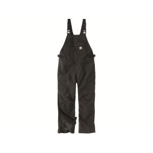Carhartt Men's Storm Defender Loose Fit Heavyweight Waterproof Bibs Black Large