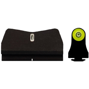 XS DXT2 Suppressor Height Night Sight Set for Glock 17, 19, 22, 23, 24, 26, 27, 31, 32, 33, 34, 35, 36, 38 Big Dot Tritium Front, Tritium Stripe Rear Yellow