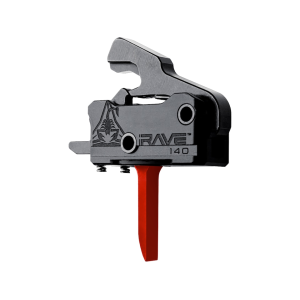 Rise Armament Rave 140 AR-15, AR-10 Single Stage Trigger Flat Red