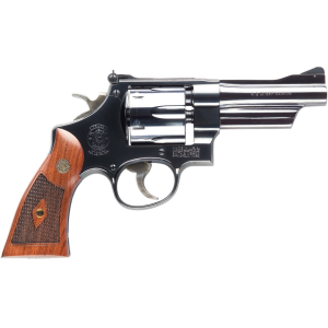 Smith & Wesson Model 27 Classic 357 Magnum Revolver 4" Blued Barrel 6 Round Wood Grip