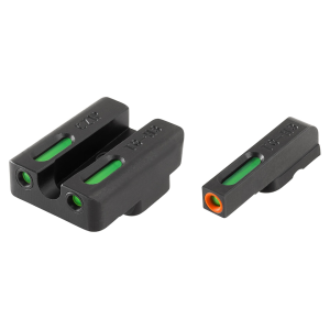 TRUGLO TFX Pro Sight Set for CZ 75, 85 Tritium / Fiber Optic Green with Orange Front Dot Outline