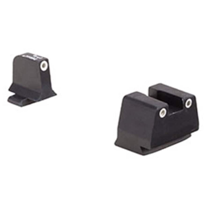 Trijicon Bright & Tough Suppressor Night Sight Set for FN FNX-45, FNP-45 Steel Matte 3-Dot Tritium Green with White Outline