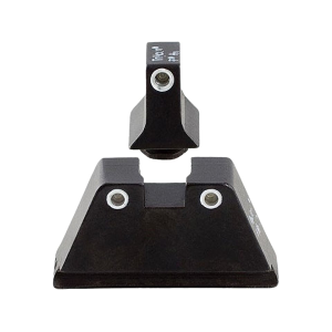 Trijicon Bright & Tough Suppressor Night Sight Set for Glock 17, 17L, 19, 22, 23, 24, 25, 26, 28, 31, 32, 33, 34, 35, 37, 38 Gen 1, 2, 3, 4, 5 3-Dot Tritium Green Front Yellow Rear with White Outline