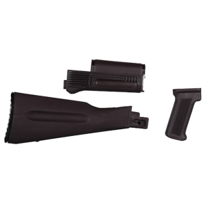 Arsenal, Inc. Warsaw Pact Length Complete Stock and Handguard Set for AK-47, AK-74 Stamped Receivers Polymer Plum