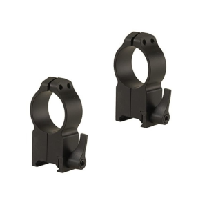 Warne Maxima QD Weaver 30mm Scope Rings Matte Black Ultra-High