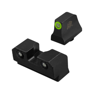 XS R3D 2.0 Suppressor Height Night Sight Set for Glock 43X, 48 Tritium Dot Green Outline