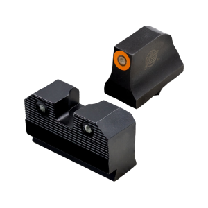 XS R3D 2.0 Suppressor Height Night Sight Set for Glock 20, 21, 29, 30, 30S, 37, 41 Tritium Dot Orange Outline