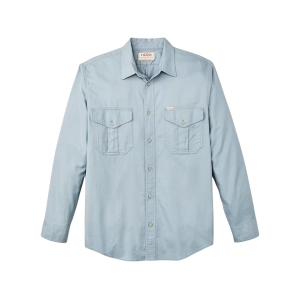 Filson Men's Lightweight Alaskan Guide Shirt Dust Blue 2XL - Filson