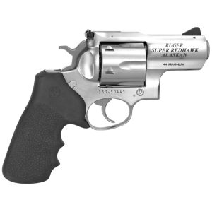 Ruger Super Redhawk Alaskan 44 Remington Magnum Revolver 2.5" Stainless Barrel 6 Round Black Grip
