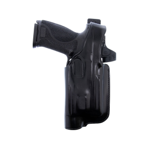 Galco Halo OWB Holster Left Hand for Glock 17, 22, 31 with Streamlight TLR-1 Optics Ready Leather Black - Galco