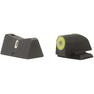 XS DXT2 Night Sight Set for Sig P320, P225, P226, P229, Springfield XD, XDm, XDs Big Dot Tritium Front, Tritium Stripe Rear Yellow