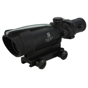 Trijicon ACOG TA11 BAC Rifle Scope 3.5x 35mm Dual-Illuminated Green Chevron 308 Winchester Reticle with TA51 Flattop Mount Matte Black