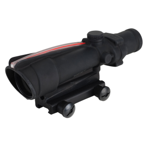Trijicon ACOG TA11 BAC Rifle Scope 3.5x 35mm Dual-Illuminated Red Chevron 308 Winchester Reticle with TA51 Flattop Mount Matte Black