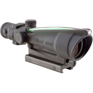 Trijicon ACOG TA11 BAC Rifle Scope 3.5x 35mm Dual-Illuminated Green Horseshoe Dot 308 Winchester Reticle with TA51 Flattop Mount Matte Black
