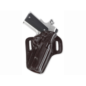 Galco Concealable OWB Holster Right Hand 1911 Defender, Springfield EMP Leather Havana