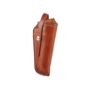 El Paso Saddlery 1920 Tom Threepersons OWB Holster Right Hand Colt Single Action Army, Ruger New Vaquero 4.75" Leather Russet Brown