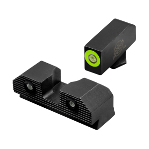 XS R3D 2.0 Night Sight Set for Glock 20, 21, 29, 30, 30S, 37, 41 Tritium Dot Green Outline
