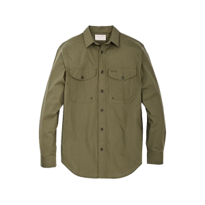 Filson Men's Twin Lakes Sport Long Sleeve Shirt Dark Olive Drab XL - Filson