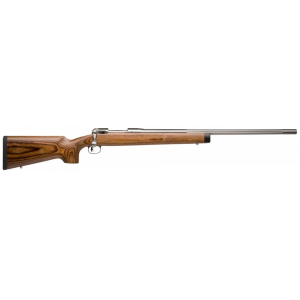 Savage Arms 12 BVSS Varmint Bolt Action Rifle 308 Winchester 26" Fluted Stainless Barrel Stainless Frame Brown Field Stock