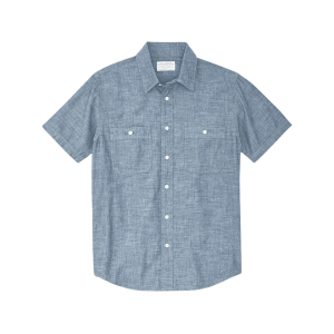 Filson Men's Chambray Shirt Light Indigo Chambray 2XL - Filson