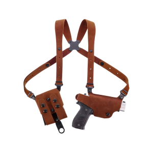 Galco Classic Lite 2.0 Shoulder Holster Right Hand S&W M&P Shield EZ Leather Natural - Galco