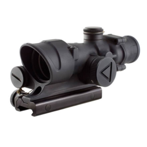 Trijicon ACOG TA02 BAC Rifle Scope 4x 32mm Battery LED Illuminated Red Crosshair 223 Remington Reticle with TA51 Flattop Mount Matte