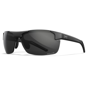 Wiley X Men's Prime Sunglasses Matte Black Frame Captivate Gray Lens - Wiley X