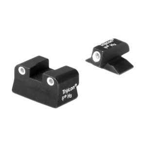 Trijicon Bright & Tough Night Sight Set for Beretta 92A1, 96A1 Steel Matte 3-Dot Tritium Green