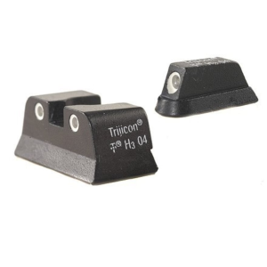 Trijicon Bright & Tough Night Sight Set for CZ 75, CZ99 with Front Dovetail Steel Matte 3-Dot Tritium Green