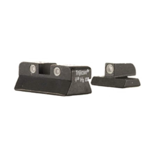 Trijicon Bright & Tough Night Sight Set for Browning Hi-Power Steel Matte 3-Dot Tritium Green