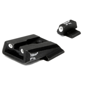 Trijicon Bright & Tough Night Sight Set for S&W M&P and Compact S&W M&P Steel Matte 3-Dot Tritium Green